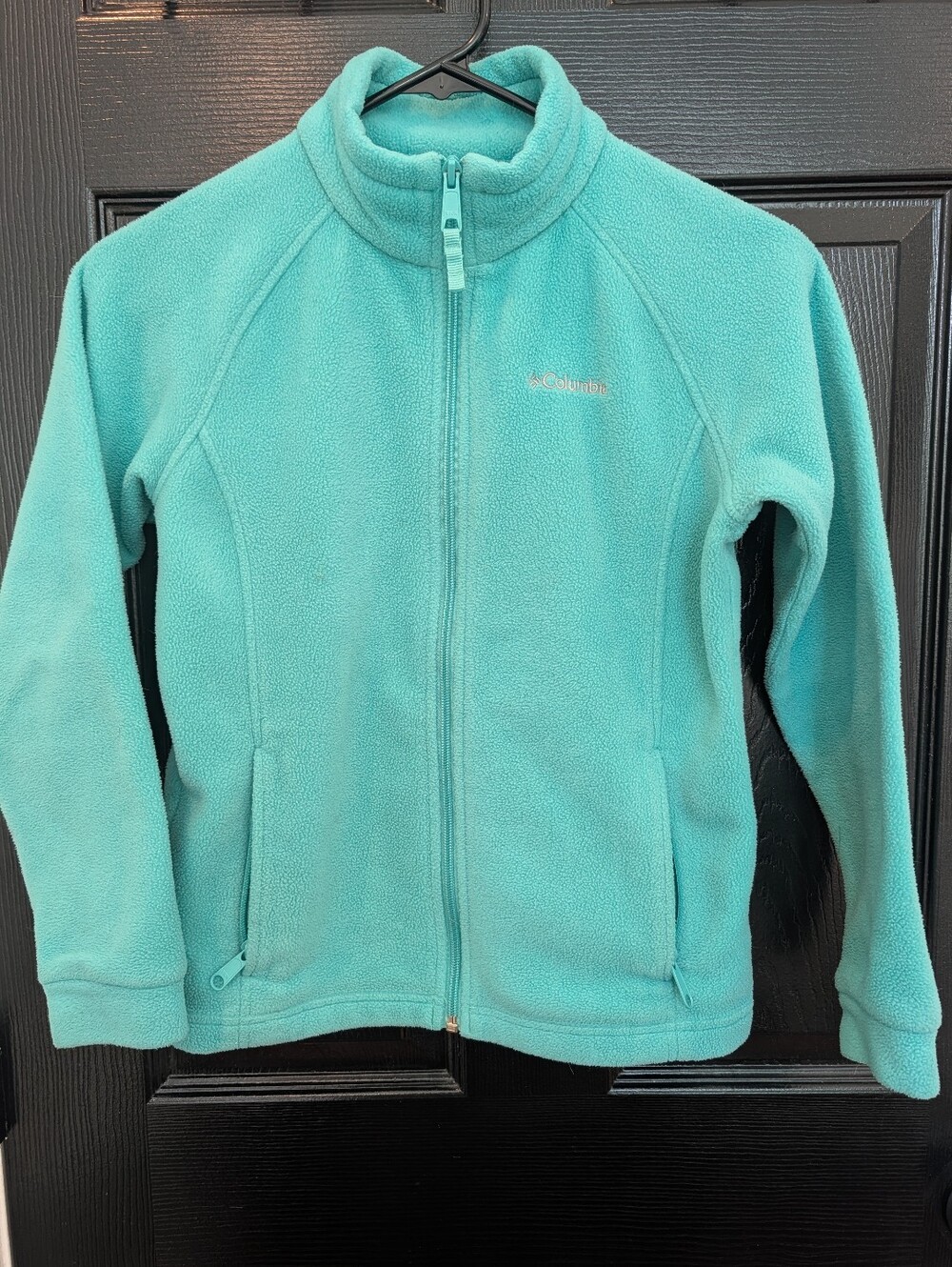 Teal Columbia Zip-Up Fleece